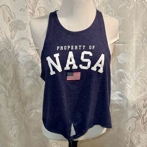 Buzz Aldrin NASA Blue Tank Top
